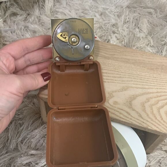 Vintage Westclox Wind-Up Alarm Clocks Bundle Of 2 Bedside 1 Travel Clock - Picture 5 of 16